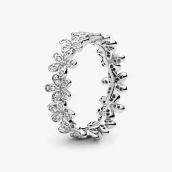 Кольцо Pandora Moments Daisy Flower, серебро/цирконий