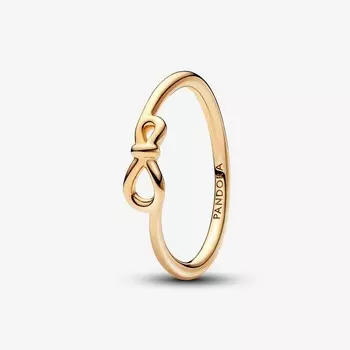 Кольцо Pandora Moments Infinity Knot, золото