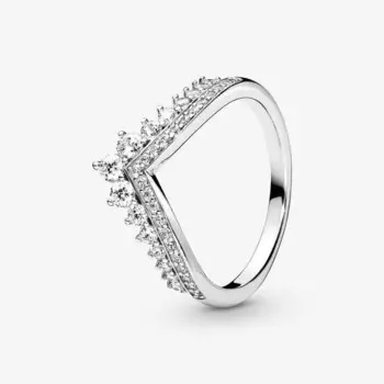 Кольцо Pandora Timeless Princess Wishbone, серебро