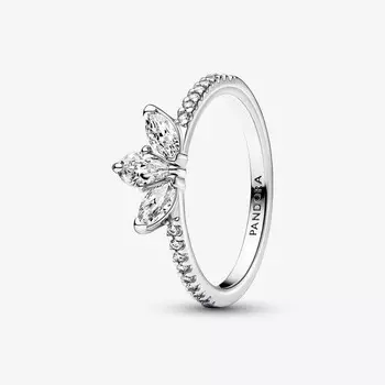 Кольцо Pandora Timeless Sparkling Herbarium Cluster, серебро