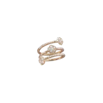 Кольцо Pasquale Bruni Flower daughter из розового золота с бриллиантами