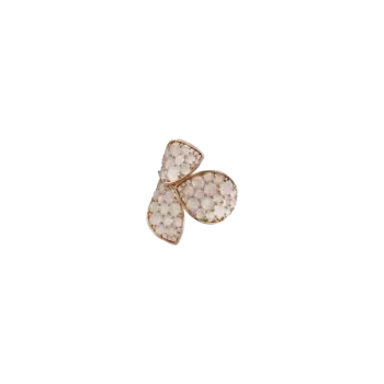 Кольцо Pasquale Bruni Secret gardens из розового золота с бриллиантами и лунным камнем