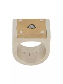 Кольцо Plate Single Parts of Four, серебряный