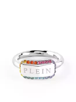 Кольцо Plein Tag Philipp Plein, серебяный