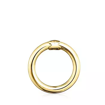 Кольцо-подвеска Tous Hold Medium, серебро позолоченное