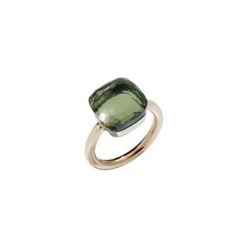 Кольцо Pomellato Nudo из розового и белого золота с празиолитом