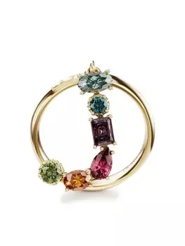 Кольцо Rainbow Alphabet J из желтого золота Dolce & Gabbana, золотой