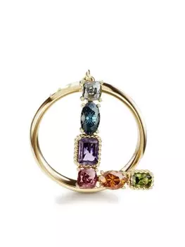 Кольцо Rainbow Alphabet L из желтого золота Dolce & Gabbana, золотой