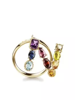 Кольцо Rainbow Alphabet N из желтого золота Dolce & Gabbana, золотой