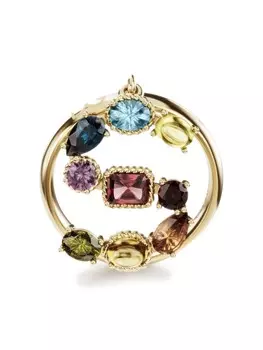 Кольцо Rainbow Alphabet S из желтого золота Dolce & Gabbana, золотой