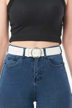 Кольцо Ремень Fullamoda, белый