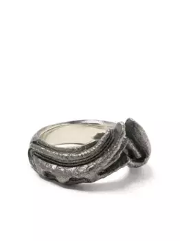 Кольцо с эффектом потертости Julius, серебяный