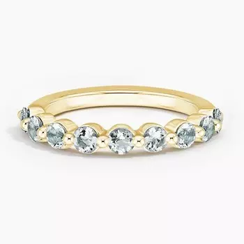 Кольцо с аквамарином «Монако» Brilliant Earth