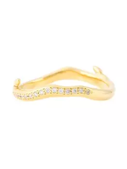 Кольцо с бриллиантами 'Cherry Branch' Shaun Leane, металлик