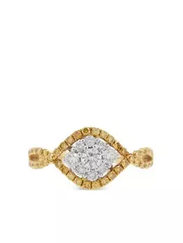 Кольцо с бриллиантом из желтого золота 18 карат HYT Jewelry, золотой