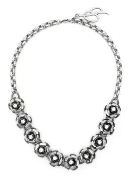 Кольцо с кристаллами BLUMARINE, серебяный