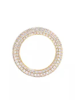 Кольцо с кубическим цирконием Izabel Display, золотой