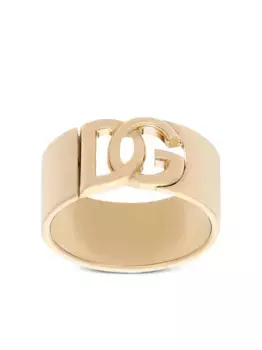 Кольцо с логотипом DG DOLCE & GABBANA, золотой