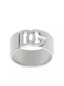 Кольцо с логотипом DG DOLCE & GABBANA, серебяный