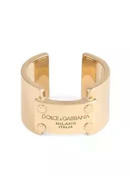 Кольцо с логотипом DOLCE & GABBANA, золотой