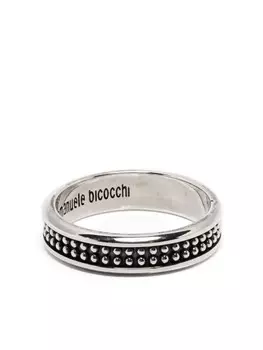 Кольцо с логотипом Emanuele Bicocchi, серебряный