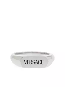 Кольцо с логотипом VERSACE, серебяный