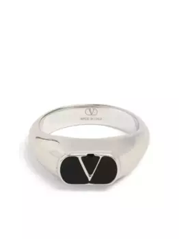 Кольцо с логотипом VLogo Signature VALENTINO GARAVANI, серебяный