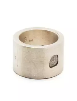 Кольцо Sistema Diamond Slab Parts of Four, серебяный