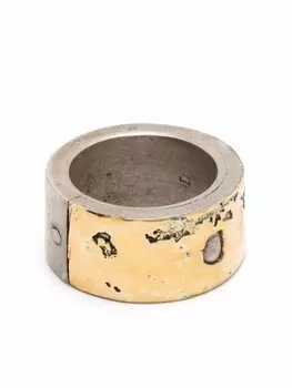 Кольцо Sistema из позолоченного серебра с бриллиантом Parts of Four, серебряный