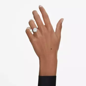 Кольцо-Солитер Eternity Halo Swarovski