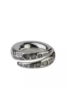 Кольцо Split Arc Parts of Four, серебяный