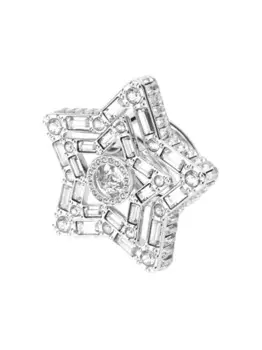 Кольцо Стелла Swarovski, белый