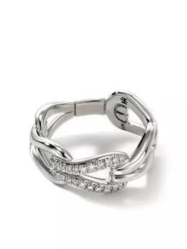 Кольцо Surf Pav Link John Hardy, серебряный