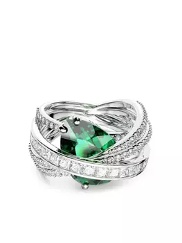Кольцо Swarovski Hyperbola Cocktail, серебряный