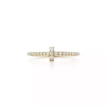 Кольцо Tiffany & Co. Diamond Wire Band, золото