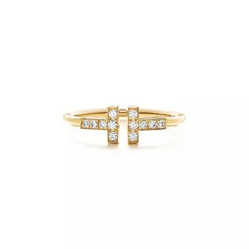 Кольцо Tiffany & Co. Diamond Wire, золото
