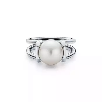 Кольцо Tiffany & Co HardWear Freshwater Pearl, серебро/жемчуг