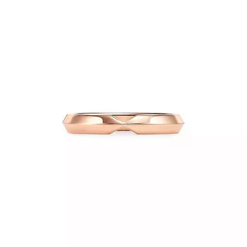 Кольцо Tiffany & Co Setting Nesting Narrow Band, розовое золото