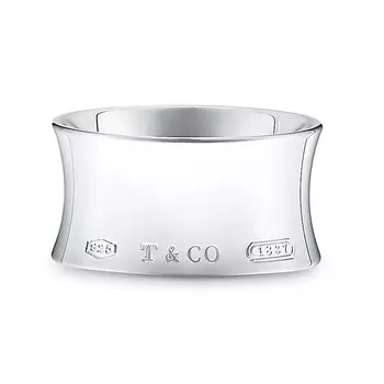 Кольцо Tiffany & Co. Tiffany 1837, серебро