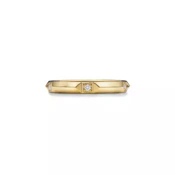 Кольцо Tiffany & Co. True Band, золото/бриллианты