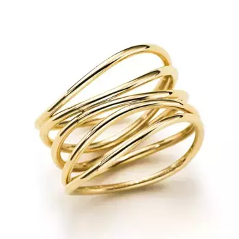 Кольцо Tiffany & Co. x Elsa Peretti Wave, золото