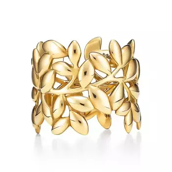 Кольцо Tiffany & Co. x Paloma Picasso Olive Leaf Band, золото