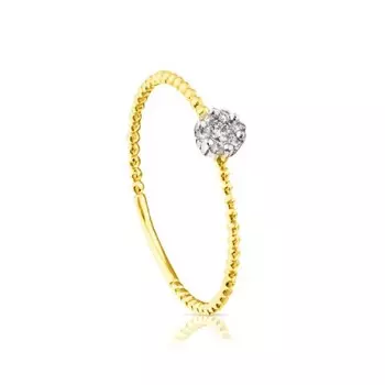 Кольцо Tous Brilliants With Diamonds 0,16 CT, золото