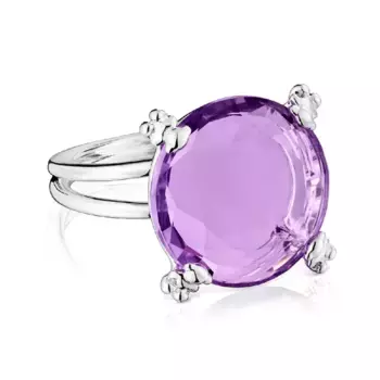 Кольцо Tous Color Pills, серебро/аметист