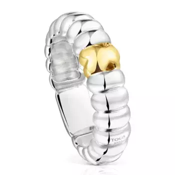 Кольцо Tous Virtual Garden, серебро/золото