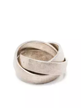Кольцо Triple Ma+, серебяный