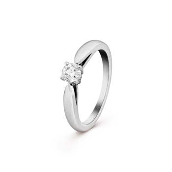 Кольцо Van Cleef & Arpels Bonheur 0.30 ct EVVS2, платина, бриллиант