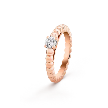 Кольцо Van Cleef & Arpels Perle 0.30 ct EVVS2, 18-ct розовое золото, бриллиант