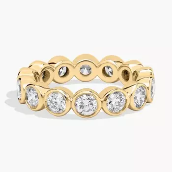 Кольцо «Вечность» с бриллиантами в оправе из 14-каратного желтого золота (2 карата) Blue Nile