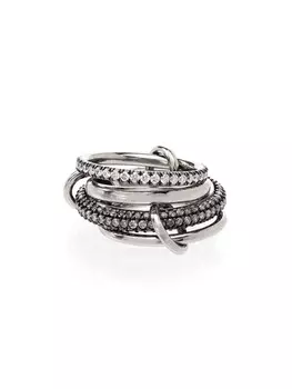 Кольцо Vega из черного золота с бриллиантами Spinelli Kilcollin, серебряный